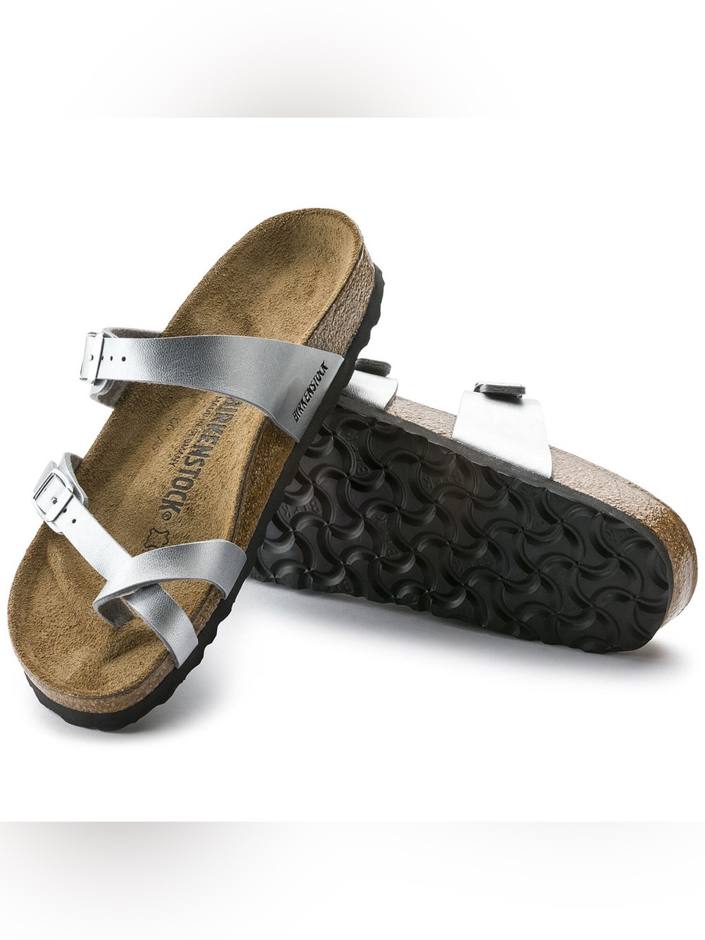 Birkenstock Mayari Silver Birko-Flor